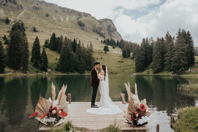 Lac Retaud's newlyweds