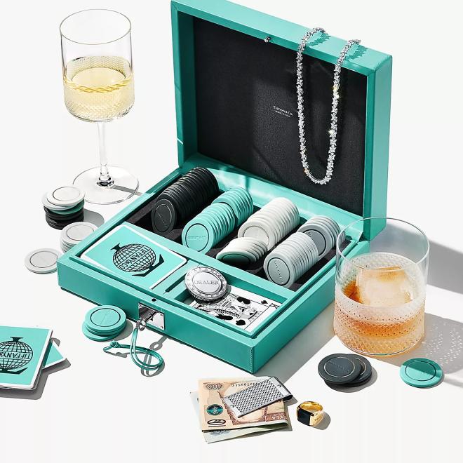 Tiffany & Co. Home & Accessories, conjunto de pôquer de viagem
