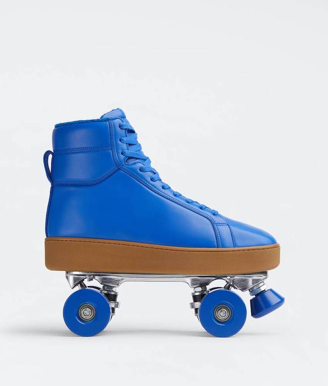 Bottega Veneta Quilt Roller Skate Blue