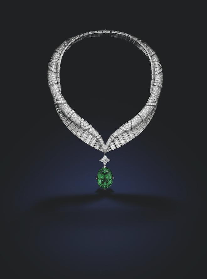 Emerald Necklace Louis Vuitton High Jewellery Collection