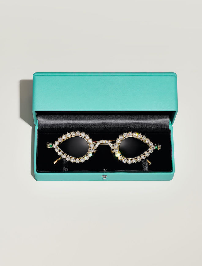 Tiffany and Co Sothesby Glasses DIamond